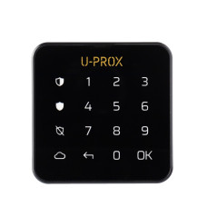 Купити Бездротова клавіатура U-Prox Keypad G1 black. Системи безпеки для дому та офісу. Магазин RG-Group. Системи відеонагляду та охоронні сигналізації. Продаж та послуги встановлення