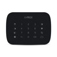 Купити Бездротова сенсорна клавіатура U-Prox Keypad G4 Black для чотирьох груп. Системи безпеки для дому та офісу. Магазин RG-Group. Системи відеонагляду та охоронні сигналізації. Продаж та послуги встановлення