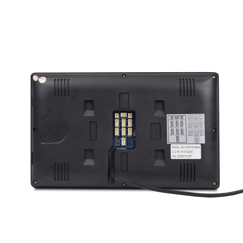 Комплект відеодомофона ATIS AD-1070FHD/T Black з підтримкою Tuya Smart + AT-400FHD Silver