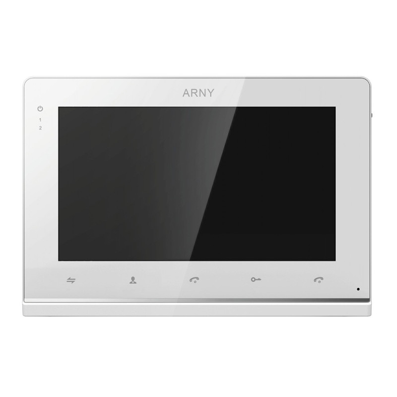 Купити Відеодомофон 7" Arny AVD-710 (2Mpx) TFT white з детектором руху і записом відео. Системи безпеки для дому та офісу. Магазин RG-Group. Системи відеонагляду та охоронні сигналізації. Продаж та послуги встановлення