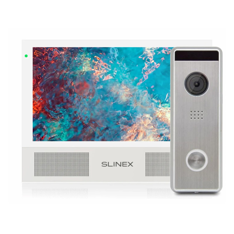 Купити Комплект відеодомофона Slinex Sonik 7 Cloud white + Tantos Triniti HD. Системи безпеки для дому та офісу. Магазин RG-Group. Системи відеонагляду та охоронні сигналізації. Продаж та послуги встановлення