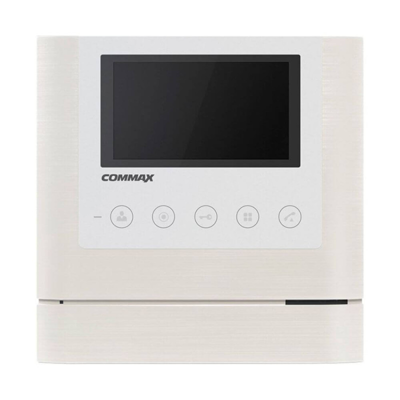 Купити Відеодомофон 4.3" Commax CDV-43M white+pearl. Системи безпеки для дому та офісу. Магазин RG-Group. Системи відеонагляду та охоронні сигналізації. Продаж та послуги встановлення