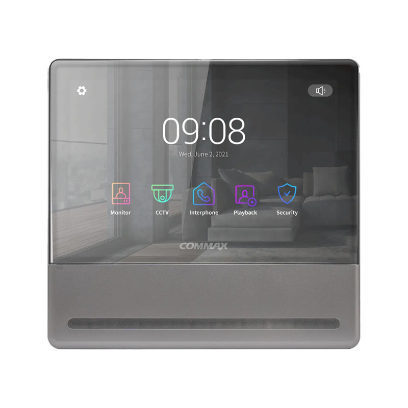 Купити Відеодомофон 7" Commax CDV-70QT Silver. Системи безпеки для дому та офісу. Магазин RG-Group. Системи відеонагляду та охоронні сигналізації. Продаж та послуги встановлення