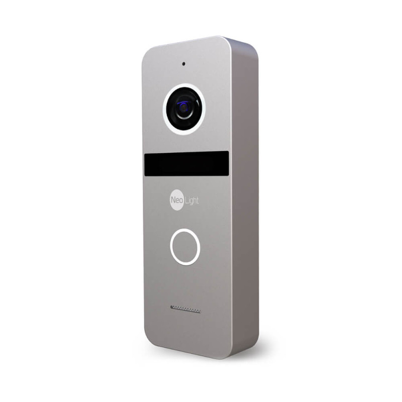 Комплект відеодомофона Neokit FHD PRO B Silverr: відеодомофон 7" з детектором руху і 2 Мп відеопанель