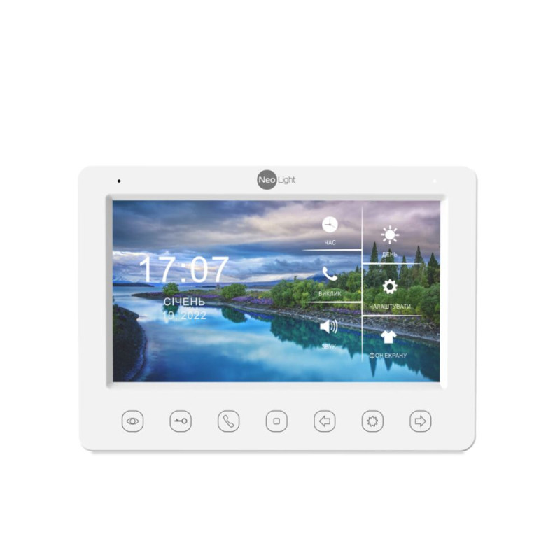 Купити Відеодомофон 7" NeoLight KAPPA HD із вбудованим БКЗ. Системи безпеки для дому та офісу. Магазин RG-Group. Системи відеонагляду та охоронні сигналізації. Продаж та послуги встановлення