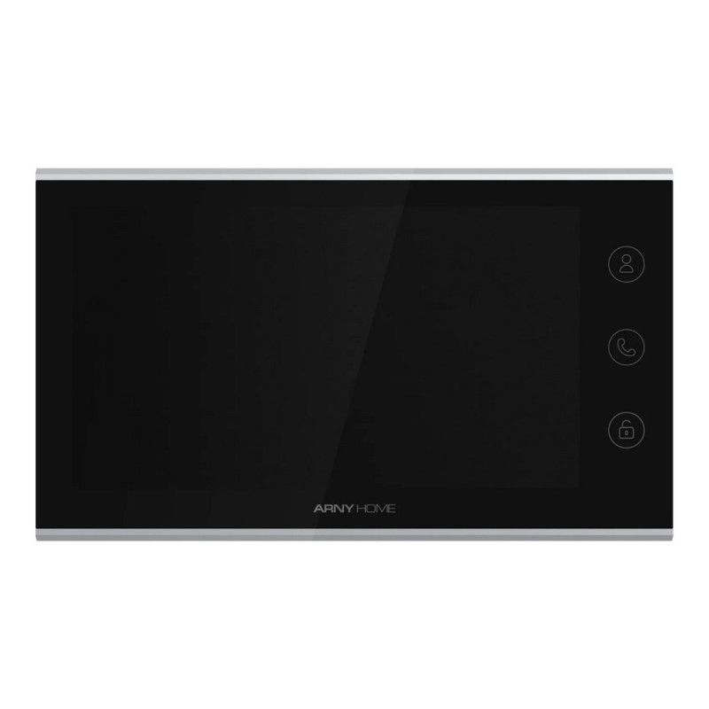 Купити Відеодомофон 7" Arny AVD-731A (2Mpx) з Wi-Fi, Black. Системи безпеки для дому та офісу. Магазин RG-Group. Системи відеонагляду та охоронні сигналізації. Продаж та послуги встановлення