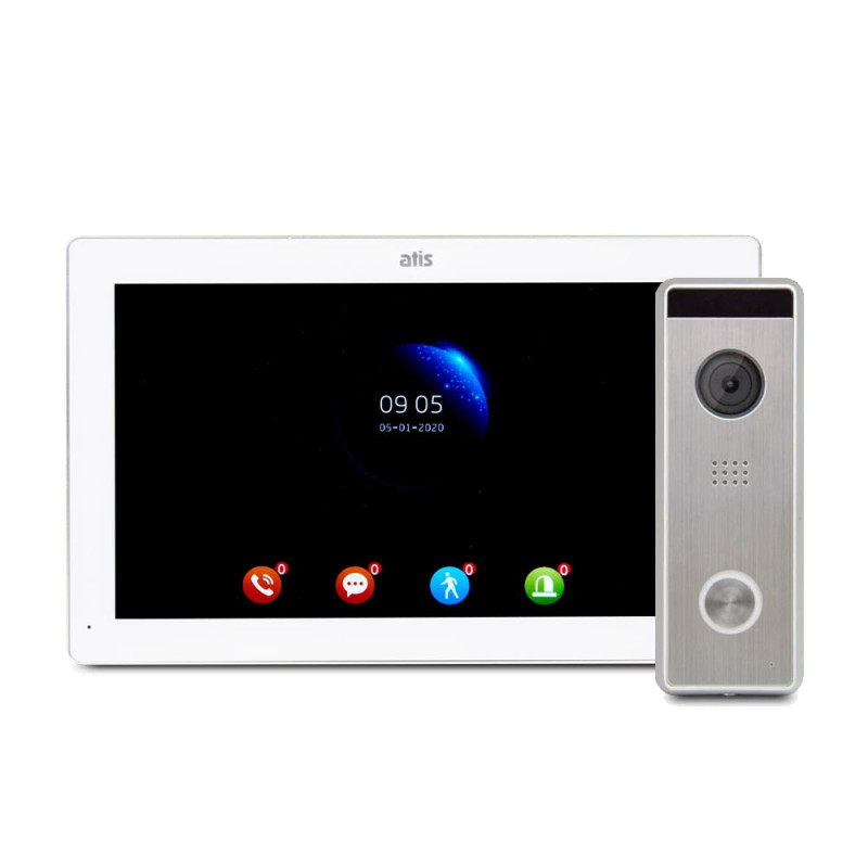 Купити Комплект відеодомофона ATIS AD-1070FHD White + Tantos Triniti HD. Системи безпеки для дому та офісу. Магазин RG-Group. Системи відеонагляду та охоронні сигналізації. Продаж та послуги встановлення
