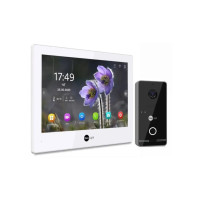 Купити Комплект Neolight ALPHA Hybrid IPWO KIT Black: гібридний відеодомофон 8" з Wi-Fi та 2 Мп IP відеопанель з Wi-Fi. Системи безпеки для дому та офісу. Магазин RG-Group. Системи відеонагляду та охоронні сигналізації. Продаж та послуги встановлення