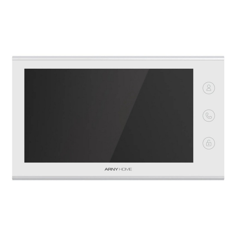 Купити Відеодомофон 7" Arny AVD-731A (2Mpx) з Wi-Fi, White. Системи безпеки для дому та офісу. Магазин RG-Group. Системи відеонагляду та охоронні сигналізації. Продаж та послуги встановлення