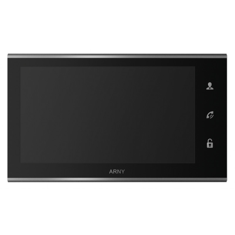Купити Відеодомофон 7" Arny AVD-730 (black). Системи безпеки для дому та офісу. Магазин RG-Group. Системи відеонагляду та охоронні сигналізації. Продаж та послуги встановлення