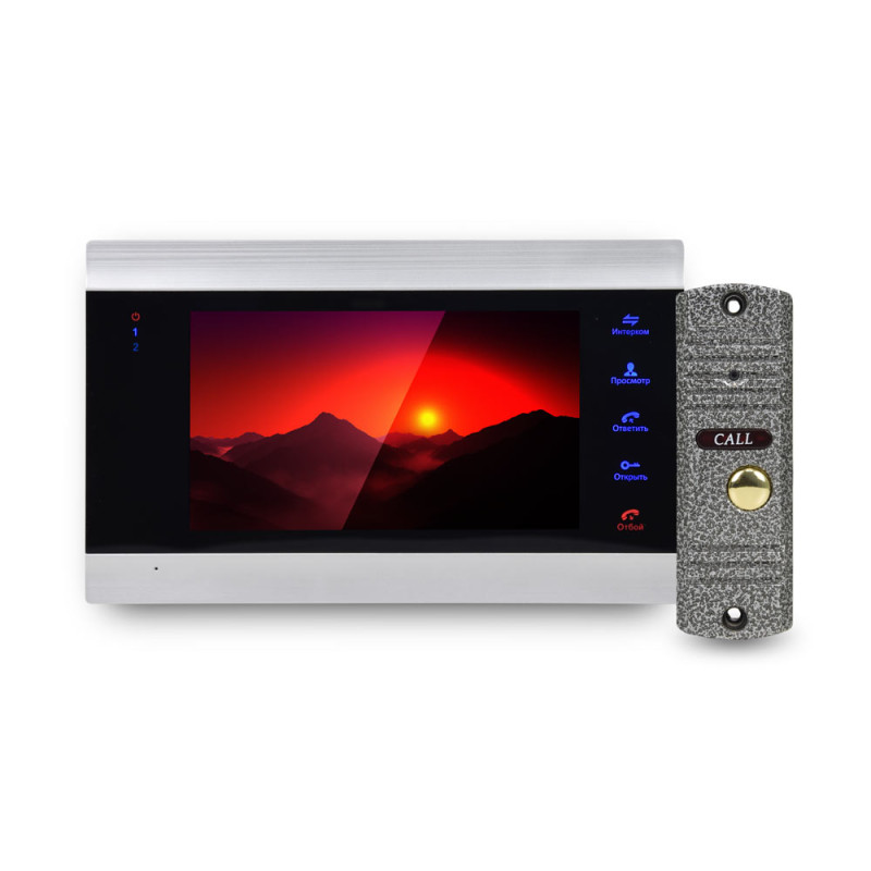 Купити Комплект відеодомофону JT201HD Kit: Wi-Fi відеодомофон 7", відеопанель, карта пам'яті 32 ГБ у комплекті, з підтримкою Tuya Smart. Системи безпеки для дому та офісу. Магазин RG-Group. Системи відеонагляду та охоронні сигналізації. Продаж та послуги встановлення