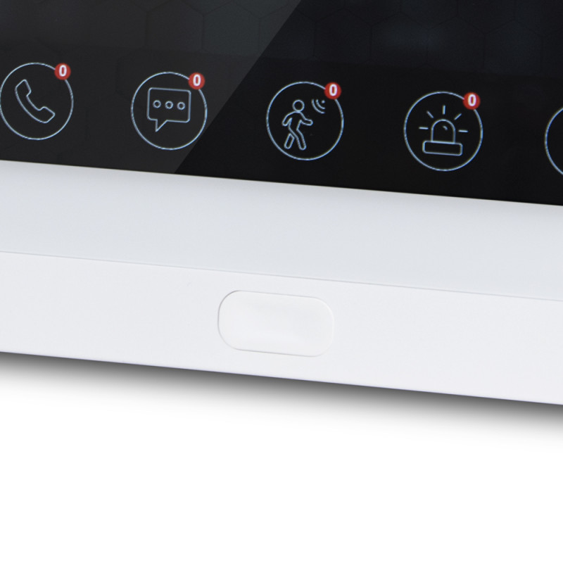 Комплект Wi-Fi відеодомофонa 7" BCOM BD-760FHD/T White з підтримкою Tuya Smart + BT-400HD-AC White