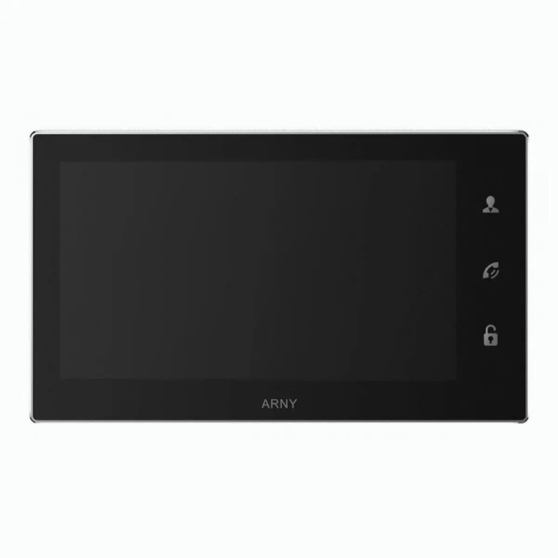 Купити Відеодомофон 10" Arny AVD-1040 (2Mpx) PiP black IPS з детектором руху і записом відео. Системи безпеки для дому та офісу. Магазин RG-Group. Системи відеонагляду та охоронні сигналізації. Продаж та послуги встановлення