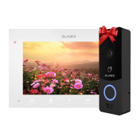 Купити Відеодомофон Slinex SQ-07MTHD white + Відеопанель 2 Мп Slinex ML-20HD black. Системи безпеки для дому та офісу. Магазин RG-Group. Системи відеонагляду та охоронні сигналізації. Продаж та послуги встановлення
