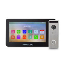 Купити Комплект відеодомофону 7" INNECOL NEO HD (Black) + Tantos Triniti HD. Системи безпеки для дому та офісу. Магазин RG-Group. Системи відеонагляду та охоронні сигналізації. Продаж та послуги встановлення