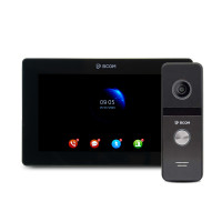 Купити Комплект відеодомофона BCOM BD-770FHD Black Kit: відеодомофон 7" і відеопанель. Системи безпеки для дому та офісу. Магазин RG-Group. Системи відеонагляду та охоронні сигналізації. Продаж та послуги встановлення