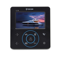 Купити Відеодомофон 4" BCOM BD-480 Black. Системи безпеки для дому та офісу. Магазин RG-Group. Системи відеонагляду та охоронні сигналізації. Продаж та послуги встановлення
