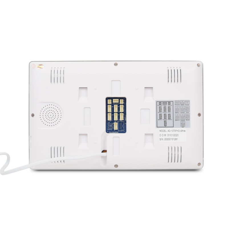Комплект відеодомофона ATIS AD-1070FHD/T White з підтримкою Tuya Smart + AT-400FHD Black