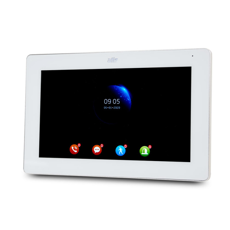 Комплект Wi-Fi відеодомофонa 7" ATIS AD-770FHD/T-White з підтримкою Tuya Smart + AT-400HD Gold