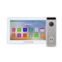 Купити Комплект відеодомофону 7" INNECOL NEO HD (white) + Tantos Triniti HD. Системи безпеки для дому та офісу. Магазин RG-Group. Системи відеонагляду та охоронні сигналізації. Продаж та послуги встановлення