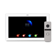Купити Комплект відеодомофона ATIS AD-1070FHD White + AT-400FHD Silver. Системи безпеки для дому та офісу. Магазин RG-Group. Системи відеонагляду та охоронні сигналізації. Продаж та послуги встановлення