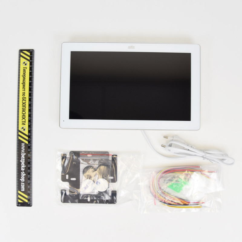 Комплект відеодомофона ATIS AD-1070FHD White + AT-400FHD Silver