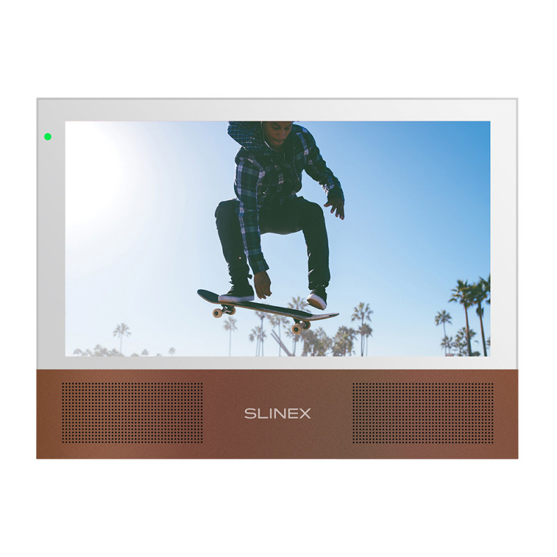 Купити Відеодомофон Slinex Sonik 7 white. Системи безпеки для дому та офісу. Магазин RG-Group. Системи відеонагляду та охоронні сигналізації. Продаж та послуги встановлення