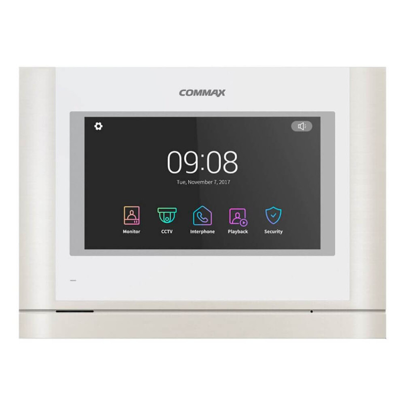 Купити Відеодомофон 7" Commax СDV-704MF з детектором руху і записом відео. Системи безпеки для дому та офісу. Магазин RG-Group. Системи відеонагляду та охоронні сигналізації. Продаж та послуги встановлення