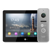 Купити Комплект Neolight MEZZO Hybrid HD KIT B/SilverP: гібридний відеодомофон 10.1" з Wi-Fi та 2 Мп відеопанель. Системи безпеки для дому та офісу. Магазин RG-Group. Системи відеонагляду та охоронні сигналізації. Продаж та послуги встановлення