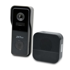 Купити IP-відеодзвінок 2 Мп ZKTeco D0BPA Wi-Fi Door Bell. Системи безпеки для дому та офісу. Магазин RG-Group. Системи відеонагляду та охоронні сигналізації. Продаж та послуги встановлення