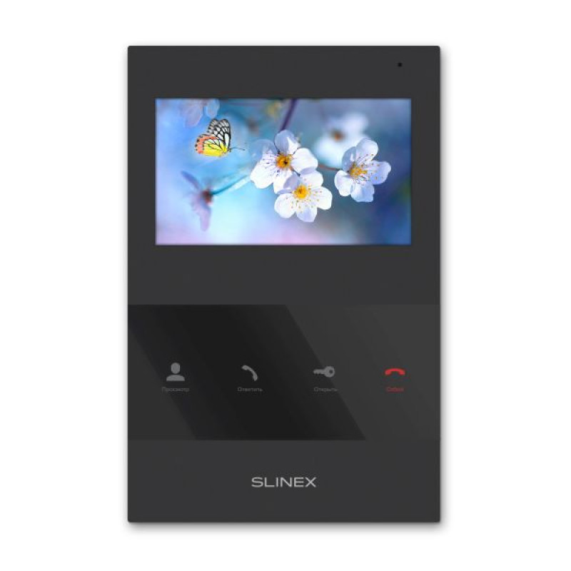 Купити Відеодомофон Slinex SQ-04 black. Системи безпеки для дому та офісу. Магазин RG-Group. Системи відеонагляду та охоронні сигналізації. Продаж та послуги встановлення