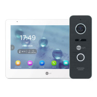 Купити Комплект Neolight MEZZO Hybrid HD KIT Black: гібридний відеодомофон 10.1" з Wi-Fi та 2 Мп відеопанель. Системи безпеки для дому та офісу. Магазин RG-Group. Системи відеонагляду та охоронні сигналізації. Продаж та послуги встановлення