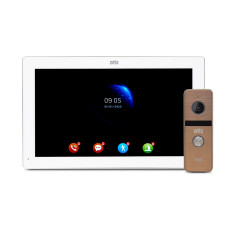 Купити Комплект відеодомофона ATIS AD-1070FHD White + AT-400HD Gold. Системи безпеки для дому та офісу. Магазин RG-Group. Системи відеонагляду та охоронні сигналізації. Продаж та послуги встановлення