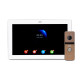 Купити Комплект відеодомофона ATIS AD-1070FHD White + AT-400HD Gold. Системи безпеки для дому та офісу. Магазин RG-Group. Системи відеонагляду та охоронні сигналізації. Продаж та послуги встановлення