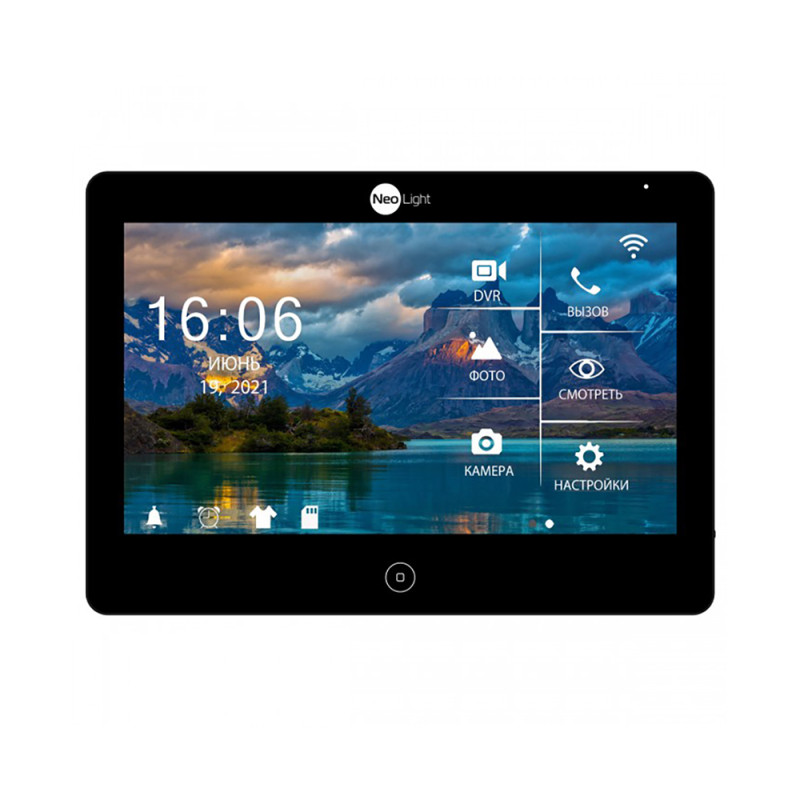 Купити Відеодомофон NeoLight MEZZO HD WF blacki з детектором руху і записом відео. Системи безпеки для дому та офісу. Магазин RG-Group. Системи відеонагляду та охоронні сигналізації. Продаж та послуги встановлення