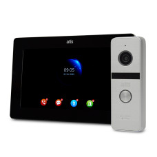 Купити Комплект Wi-Fi відеодомофонa 7" ATIS AD-770FHD/T-Black з підтримкою Tuya Smart + AT-400FHD Silver. Системи безпеки для дому та офісу. Магазин RG-Group. Системи відеонагляду та охоронні сигналізації. Продаж та послуги встановлення