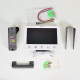 Купити Комплект відеодомофона BCOM BD-710S Kit: відеодомофон 7" white та відеопанель silver. Системи безпеки для дому та офісу. Магазин RG-Group. Системи відеонагляду та охоронні сигналізації. Продаж та послуги встановлення