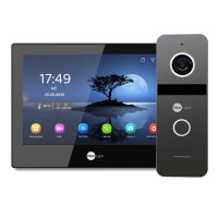 Купити Комплект Neolight ALPHA Hybrid IPW KIT B/Graphite: гібридний відеодомофон 8" з Wi-Fi та 2 Мп IP відеопанель з Wi-Fi. Системи безпеки для дому та офісу. Магазин RG-Group. Системи відеонагляду та охоронні сигналізації. Продаж та послуги встановлення