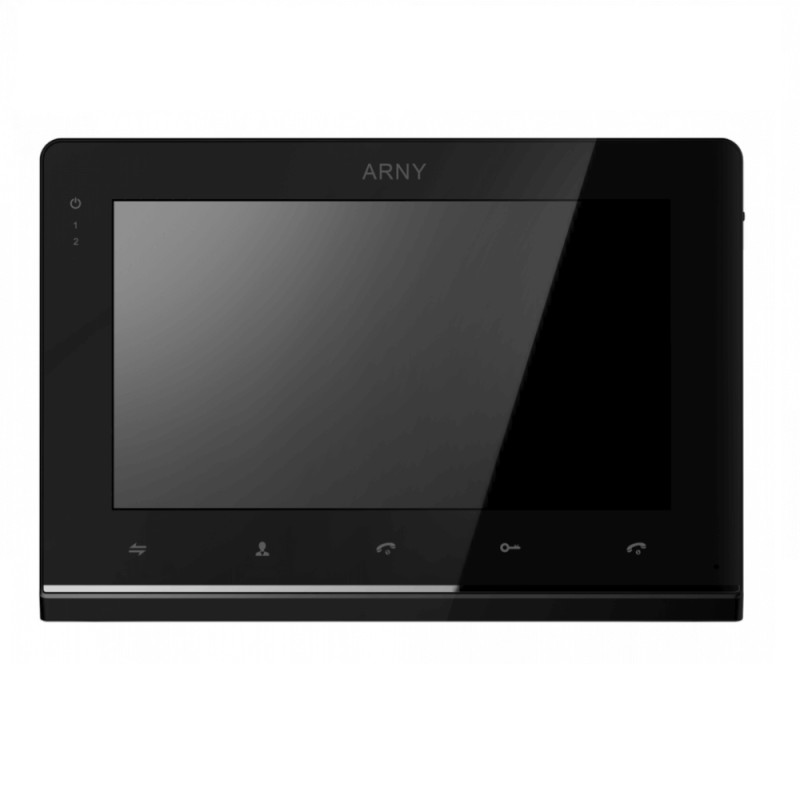 Купити Відеодомофон 7" Arny AVD-710 (2Mpx) TFT black з детектором руху і записом відео. Системи безпеки для дому та офісу. Магазин RG-Group. Системи відеонагляду та охоронні сигналізації. Продаж та послуги встановлення