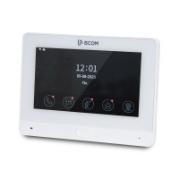 Купити Wi-Fi відеодомофон 7" BCOM BD-760FHD/T White з підтримкою Tuya Smart. Системи безпеки для дому та офісу. Магазин RG-Group. Системи відеонагляду та охоронні сигналізації. Продаж та послуги встановлення