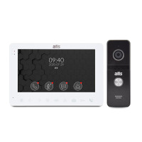 Купити Комплект відеодомофона ATIS AD-780FHD-W Kit box: відеодомофон 7" з детектором руху і відеопанель 2 Мп. Системи безпеки для дому та офісу. Магазин RG-Group. Системи відеонагляду та охоронні сигналізації. Продаж та послуги встановлення