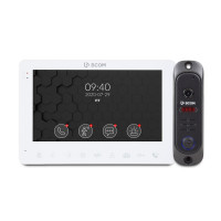 Купити Комплект відеодомофона BCOM BD-780M White Kit box: відеодомофон 7" з детектором руху і відеопанель. Системи безпеки для дому та офісу. Магазин RG-Group. Системи відеонагляду та охоронні сигналізації. Продаж та послуги встановлення