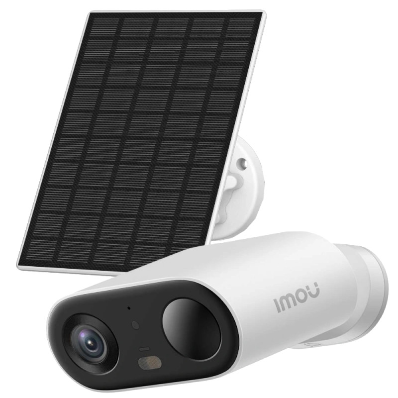 Купити IP відеокамера 3 Мп Imou Cell Go Full Color PT Kit (IPC-TB3FP-3T0WE/FSP12-TYPEC) (2.8мм) Wi-Fi із сонячною панеллю та вбудованим акумулятором. Системи безпеки для дому та офісу. Магазин RG-Group. Системи відеонагляду та охоронні сигналізації. Продаж та послуги встановлення