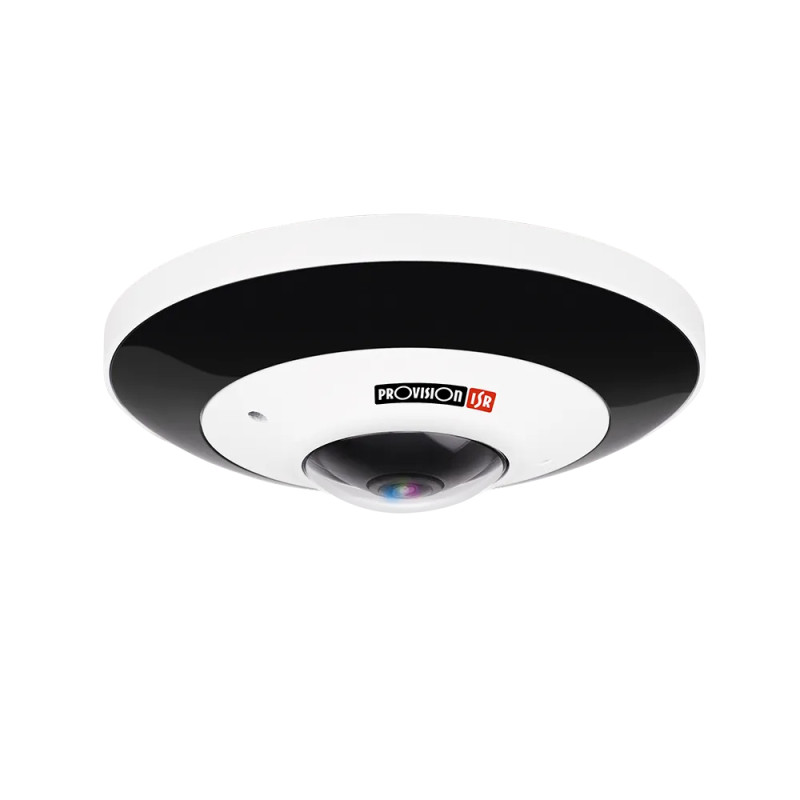 Купити IP-відеокамера Fish-Eye 5 Мп Provision-ISR FEI-360IPN (1.07 мм) антивандальна з вбудованим мікрофоном для системи відеоспостереження. Системи безпеки для дому та офісу. Магазин RG-Group. Системи відеонагляду та охоронні сигналізації. Продаж та послуги встановлення