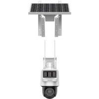 Купити IP-відеокамера 4G 4 Мп Hikvision DS-2DE2C400IWG-K/4G/C05S10 4МП (2.8мм) із сонячною панеллю та вбудованим акумулятором. Системи безпеки для дому та офісу. Магазин RG-Group. Системи відеонагляду та охоронні сигналізації. Продаж та послуги встановлення