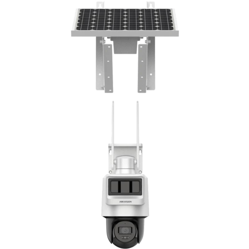 Купити IP-відеокамера 4G 4 Мп Hikvision DS-2DE2C400IWG-K/4G/C05S10 4МП (2.8мм) із сонячною панеллю та вбудованим акумулятором. Системи безпеки для дому та офісу. Магазин RG-Group. Системи відеонагляду та охоронні сигналізації. Продаж та послуги встановлення