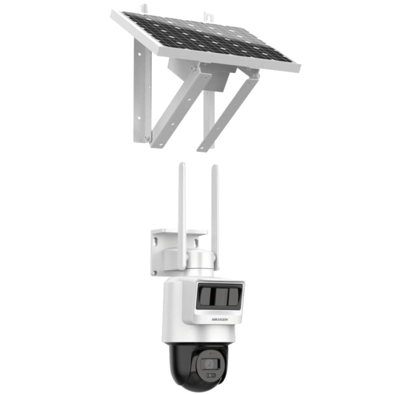 IP-відеокамера 4G 4 Мп Hikvision DS-2DE2C400IWG-K/4G/C05S10 4МП (2.8мм) із сонячною панеллю та вбудованим акумулятором