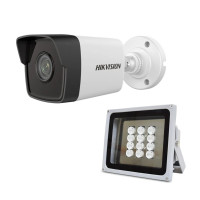 Купити Комплект: IP-відеокамера 2 Мп Hikvision DS-2CD1021-I(F) (2.8mm) + ІЧ-прожектор Lightwell LW12-100IR60-220. Системи безпеки для дому та офісу. Магазин RG-Group. Системи відеонагляду та охоронні сигналізації. Продаж та послуги встановлення