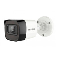 Купити HD-TVI видеокамера 5 Мп Hikvision DS-2CE16H0T-ITFS (3.6mm) з вбудованим мікрофоном для системи відеонагляду. Системи безпеки для дому та офісу. Магазин RG-Group. Системи відеонагляду та охоронні сигналізації. Продаж та послуги встановлення