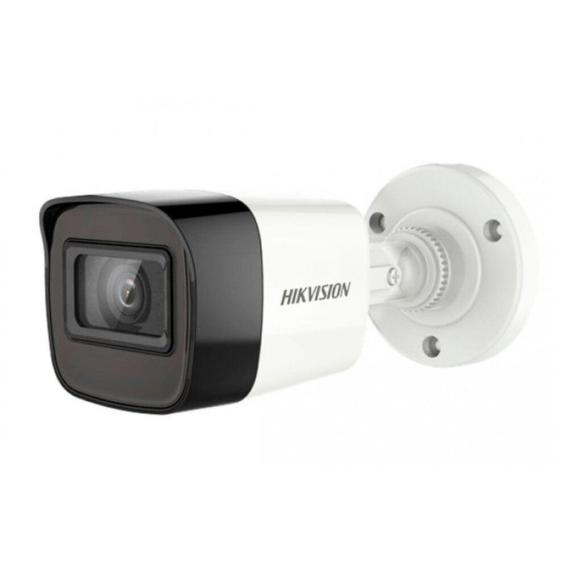 Купити HD-TVI видеокамера 5 Мп Hikvision DS-2CE16H0T-ITFS (3.6mm) з вбудованим мікрофоном для системи відеонагляду. Системи безпеки для дому та офісу. Магазин RG-Group. Системи відеонагляду та охоронні сигналізації. Продаж та послуги встановлення